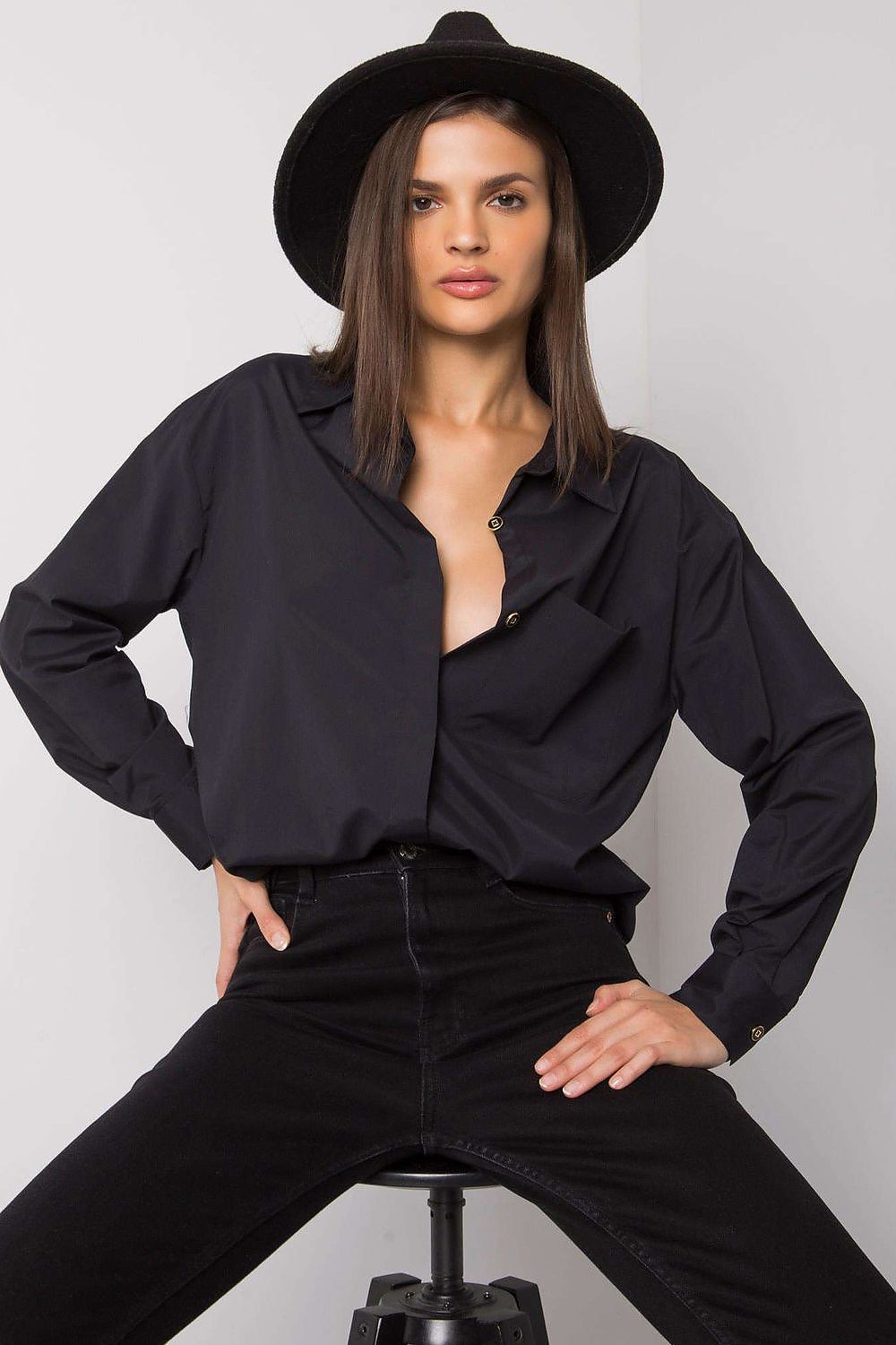 Overhemd met lange mouwen model 160736 Ex Moda