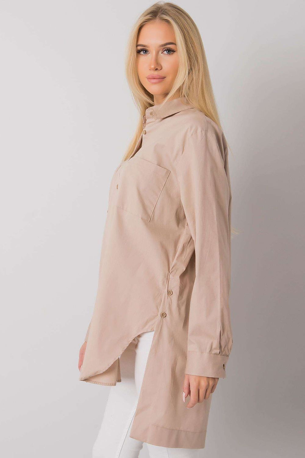  Overhemd met lange mouwen model 160741 Ex Moda 